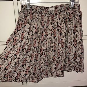 Brandy Melville Patterned Skirt